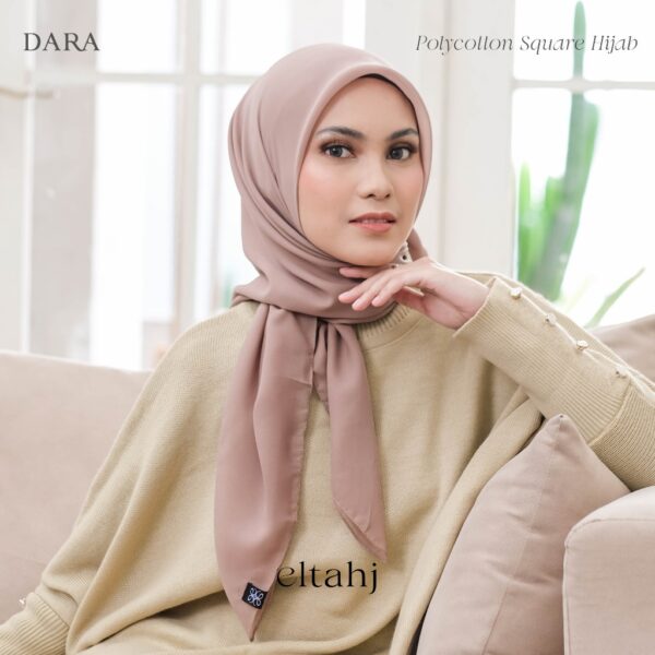 Eltahj - Hijab Segi Empat Polycotton - Dara Polycotton Square Hijab