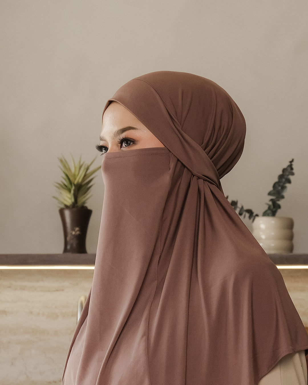 Safira French Khimar Instant Premium - Image 3